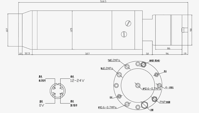 ATC125-5.5KW BT30