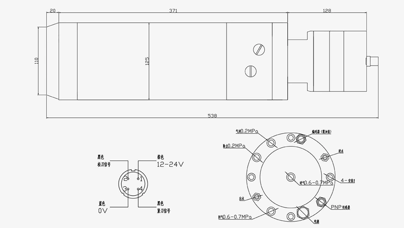 ATC125-7.5KW BT40