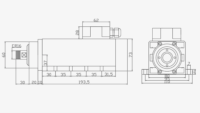 SL 方型风冷 1.5ER16